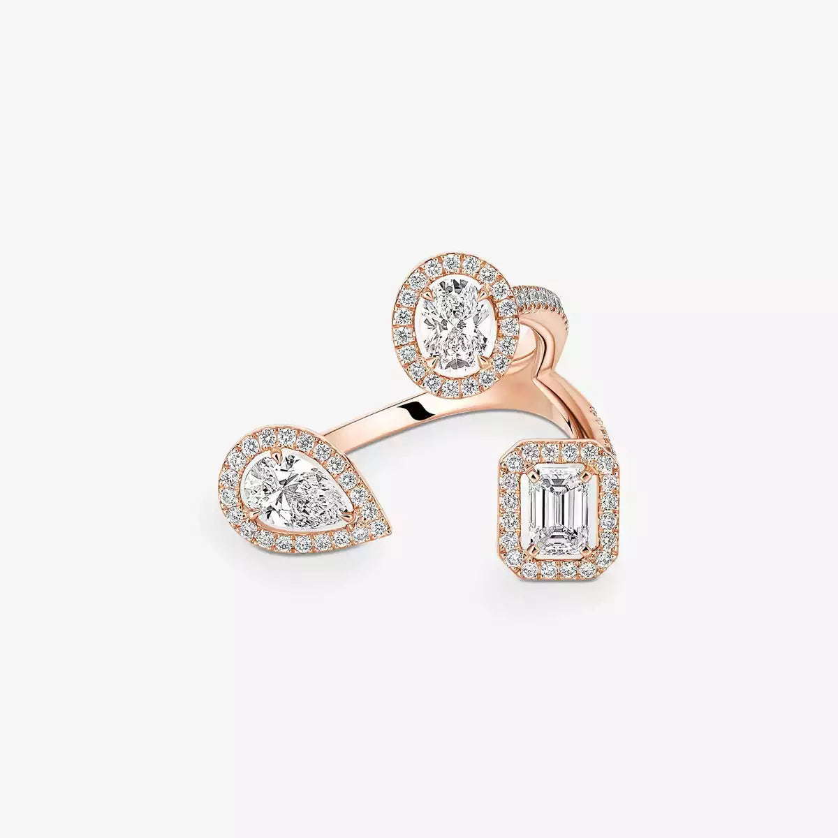 [[LUXE JEWELRY] Diamond Ring 0,25ct My Twin Trilogy