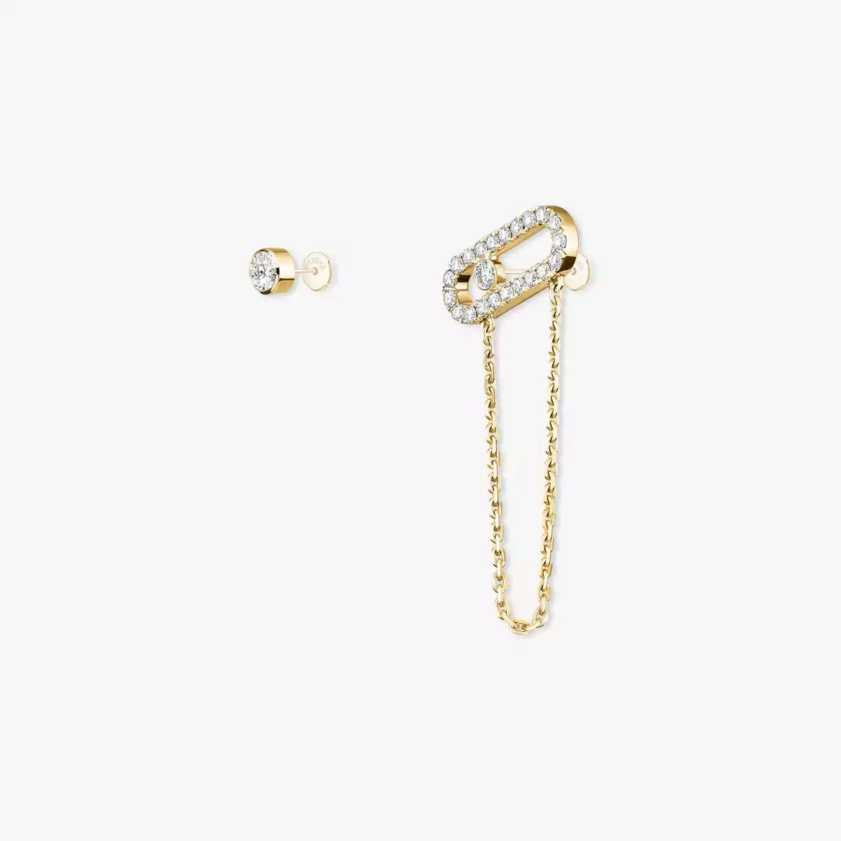 [LUXE JEWELRY]Move Uno Diamond Earrings