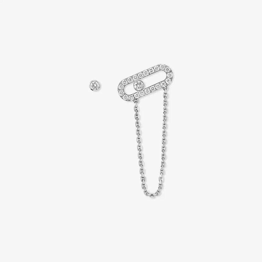 [LUXE JEWELRY]Move Uno Diamond Earrings