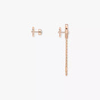 [LUXE JEWELRY]Move Uno Diamond Earrings