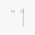 [LUXE JEWELRY]Move Uno Diamond Earrings