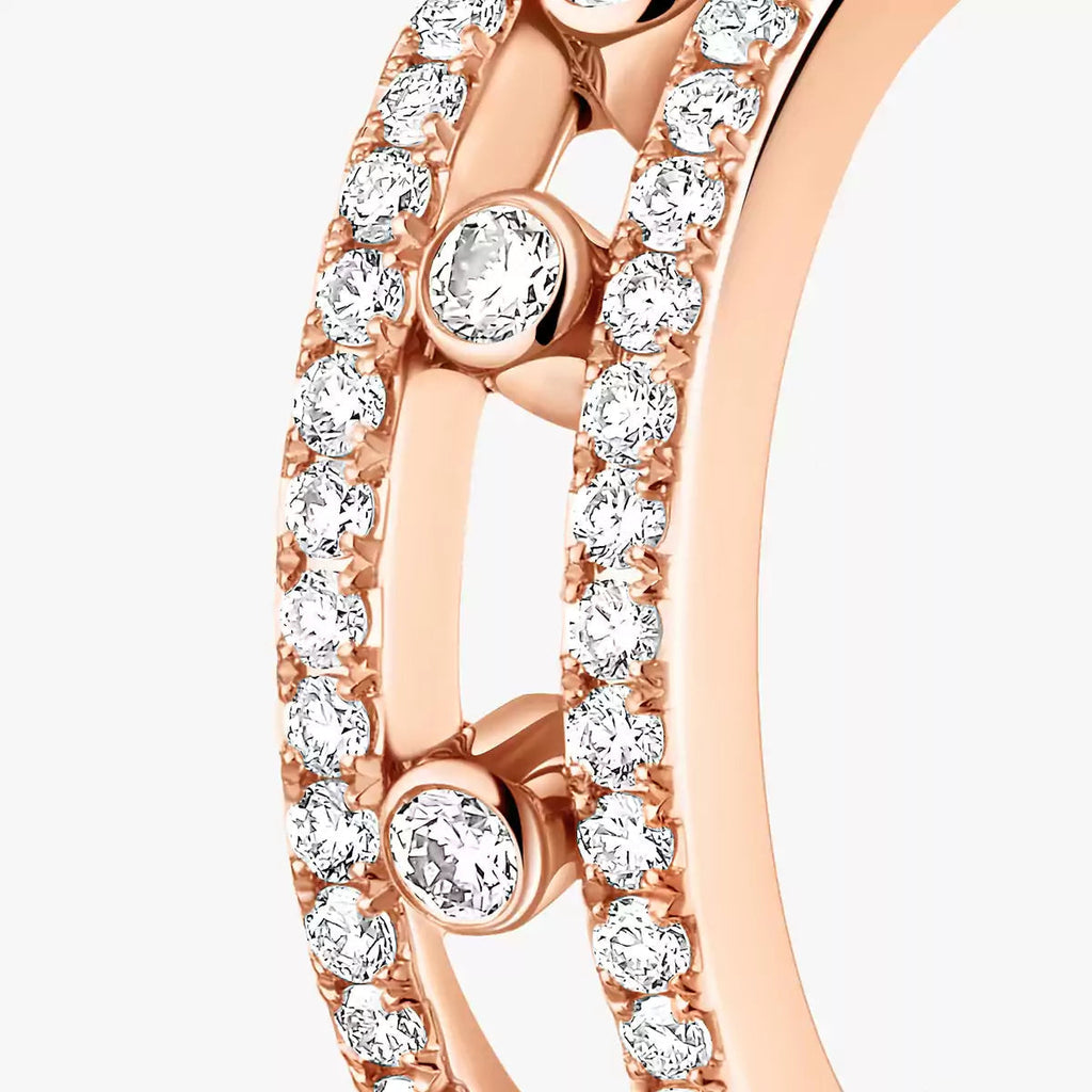[Luxe Jewellery] Diamond Pave_ Hoop Earrings Move