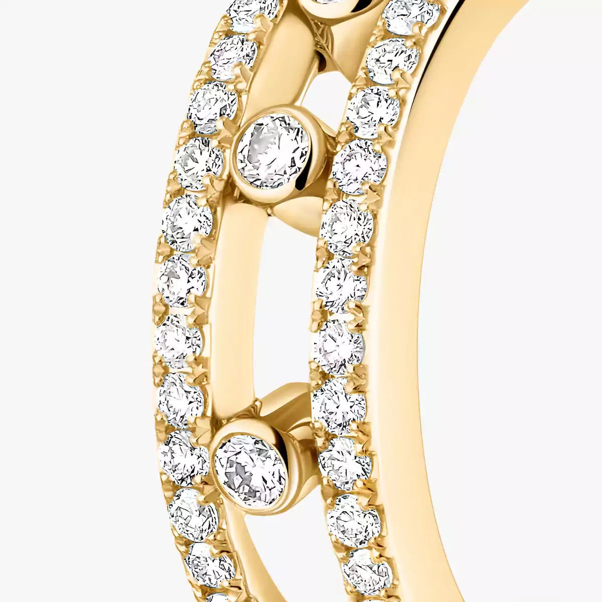 [Luxe Jewellery] Diamond Pave_ Hoop Earrings Move