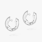 [Luxe Jewellery] Move Romane Small Diamond Hoop Earrings