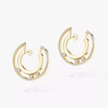 [Luxe Jewellery] Move Romane Small Diamond Hoop Earrings