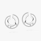 [Luxe Jewellery] Move Romane Small Diamond Hoop Earrings