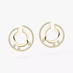 [Luxe Jewellery] Move Romane Small Diamond Hoop Earrings