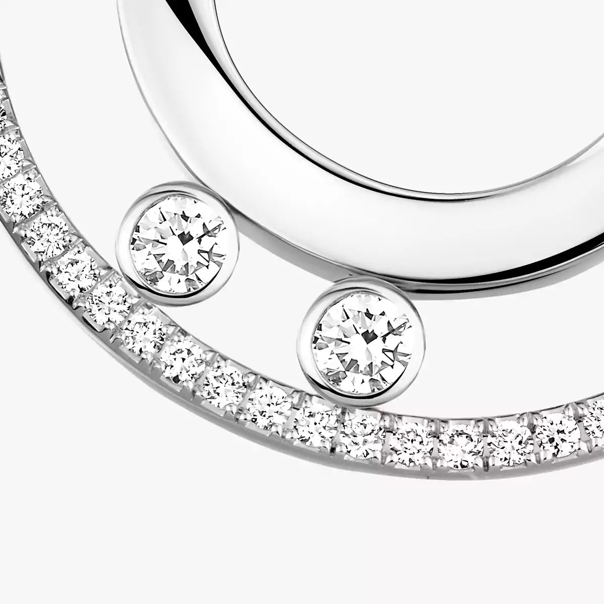 [Luxe Jewellery] Move Romane Small Diamond Hoop Earrings