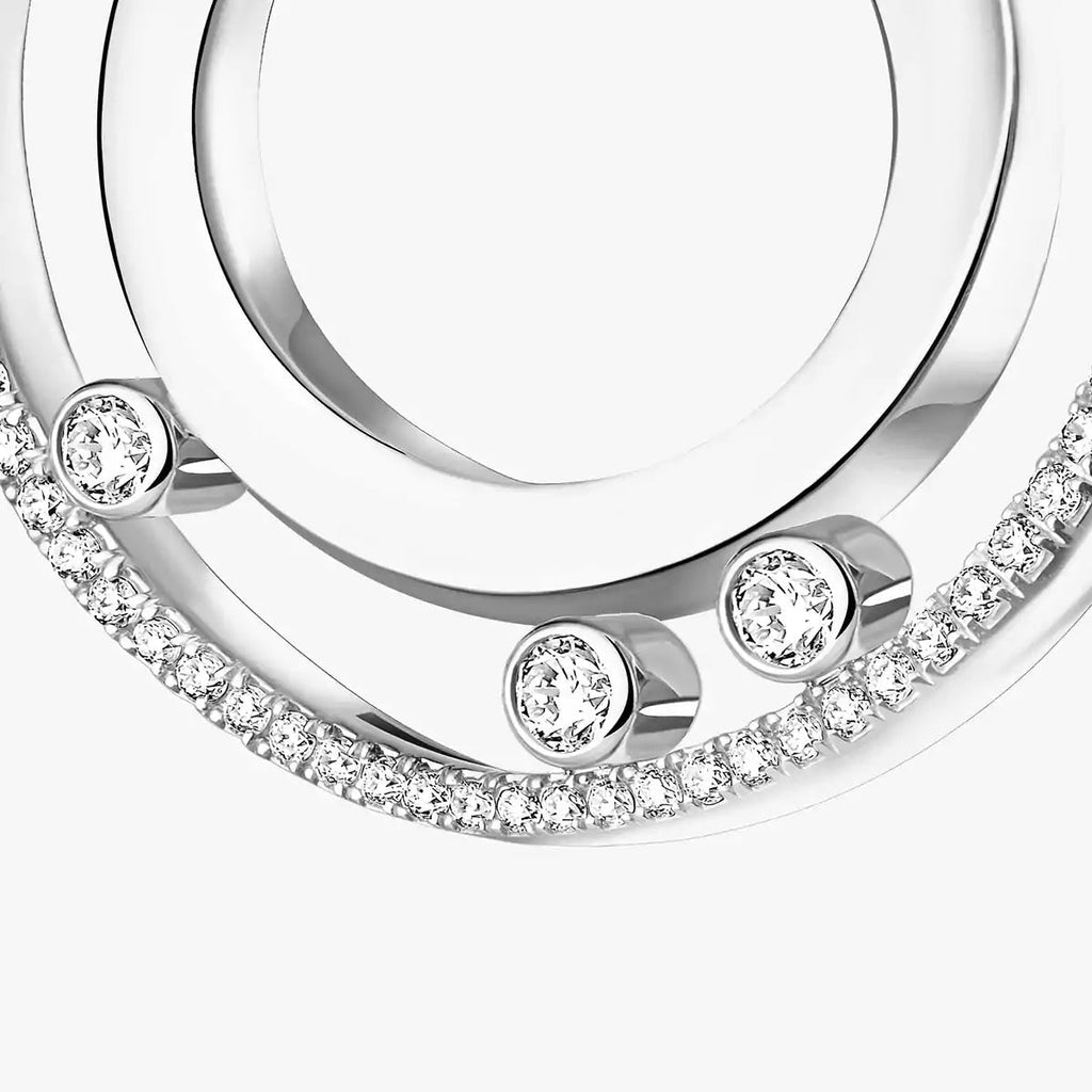 [Luxe Jewellery] Move Romane Small Diamond Hoop Earrings