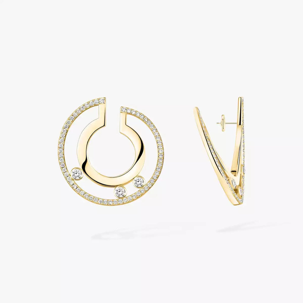 [Luxe Jewellery] Move Romane Small Diamond Hoop Earrings