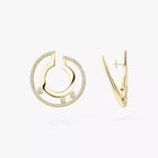 [Luxe Jewellery] Move Romane Small Diamond Hoop Earrings