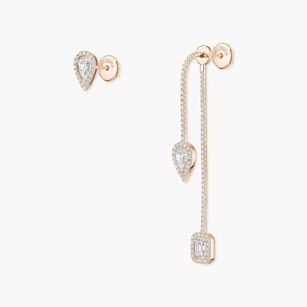 [Luxe Jewellery] Diamond Drop Earrings My Twin