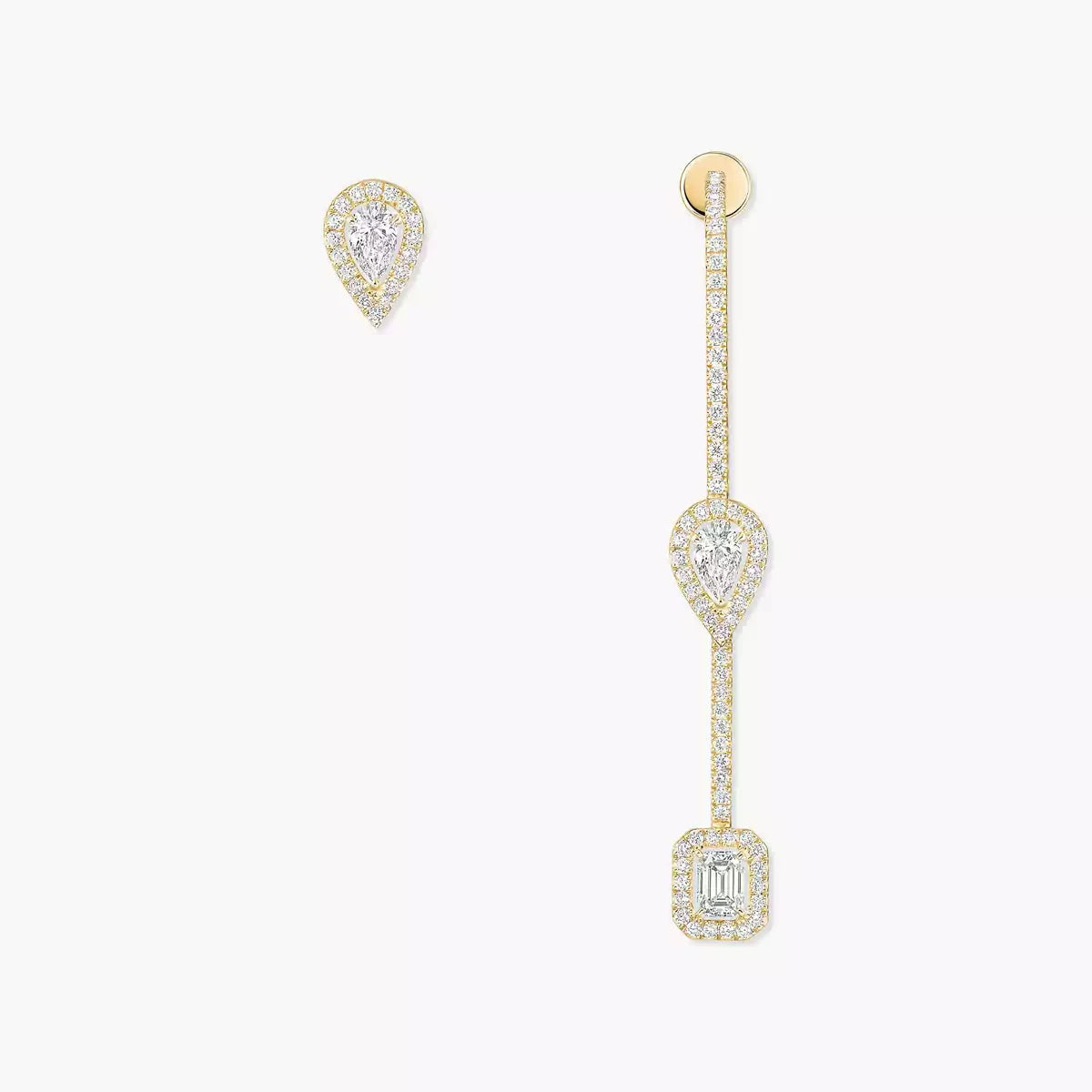 [Luxe Jewellery] Diamond Drop Earrings My Twin
