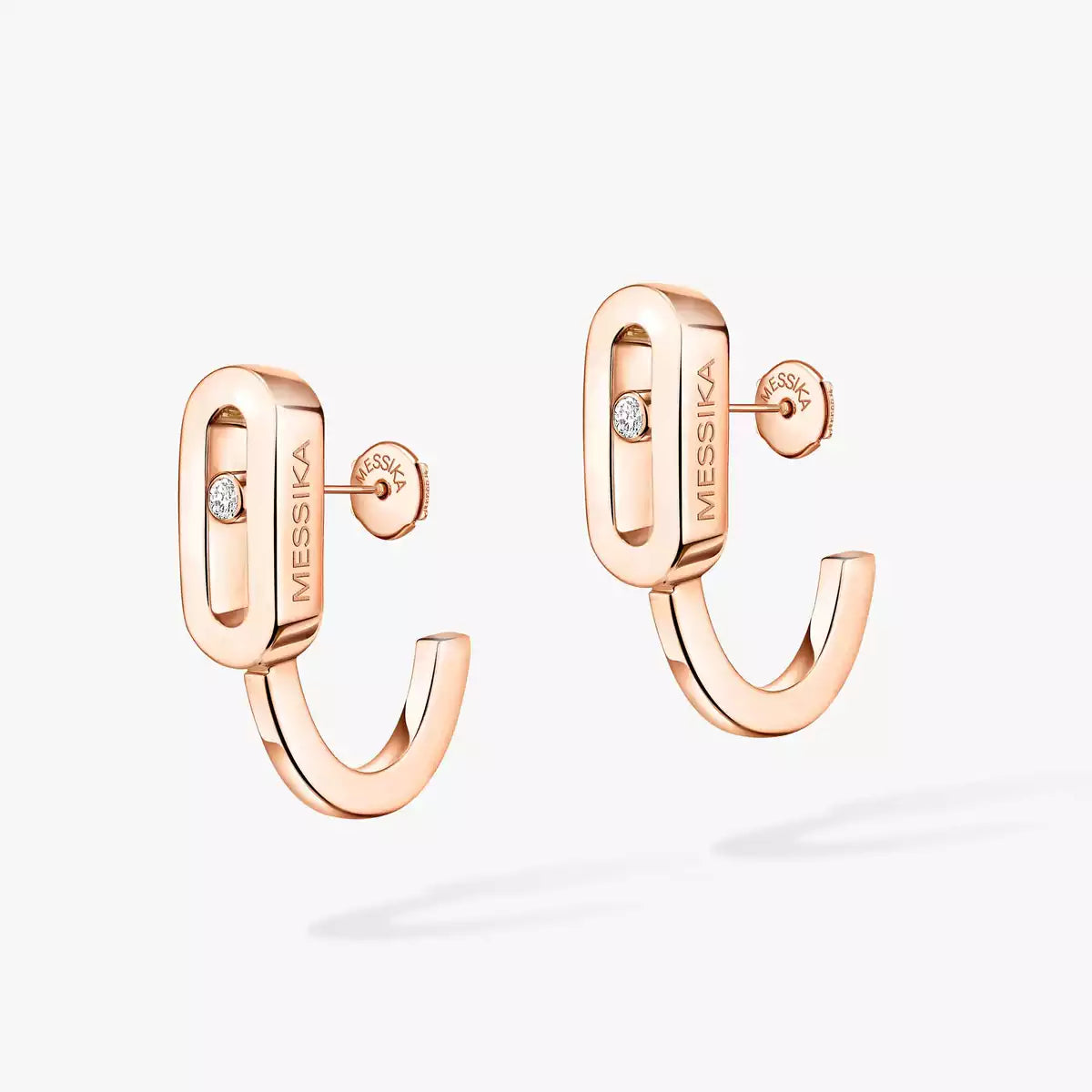 [Luxe Jewellery] Diamond Mini Hoop Earrings Move Classique