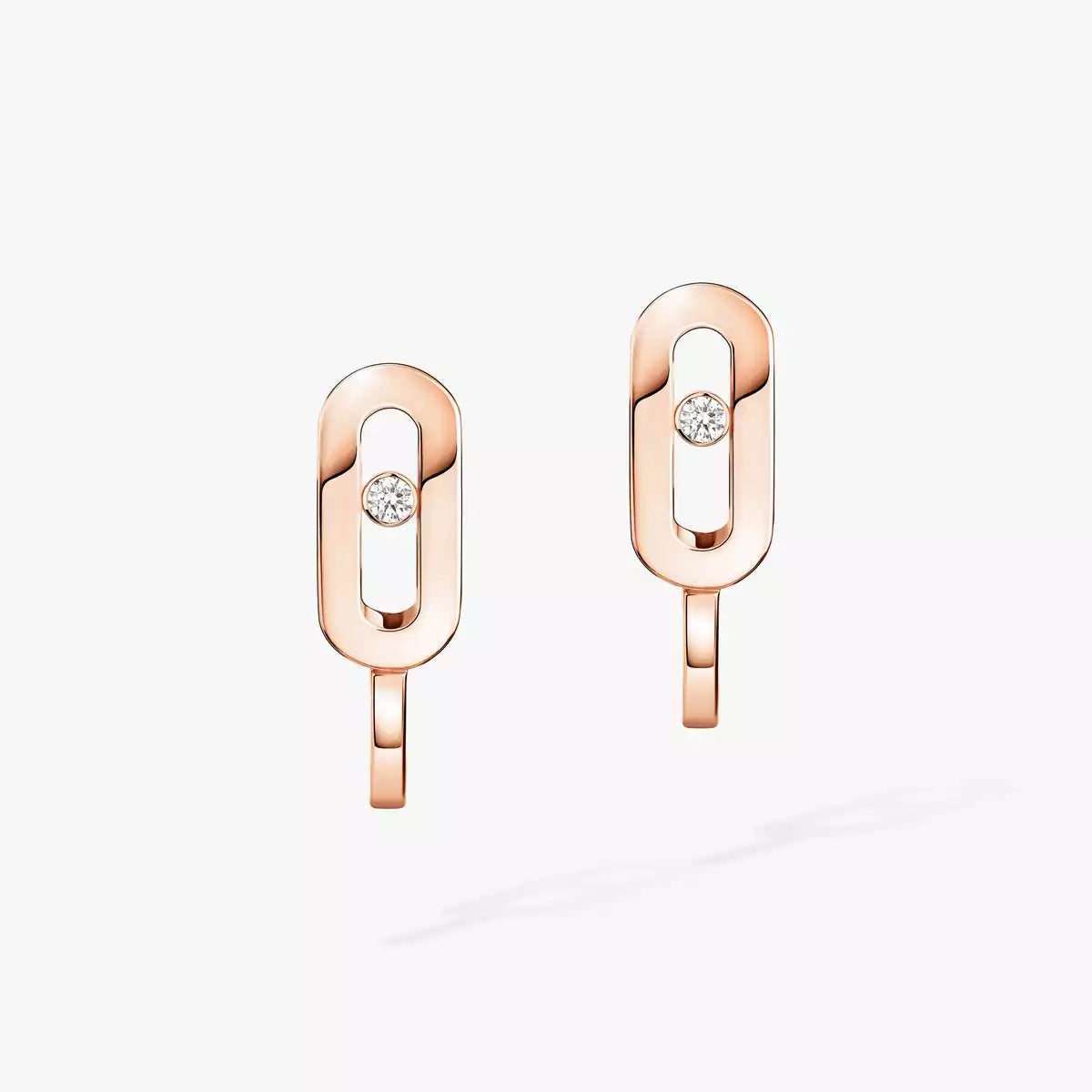 [Luxe Jewellery] Diamond Mini Hoop Earrings Move Classique