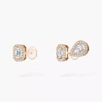 [Luxe Jewellery] Diamond Earrings 0,10ct My Twin 1+2