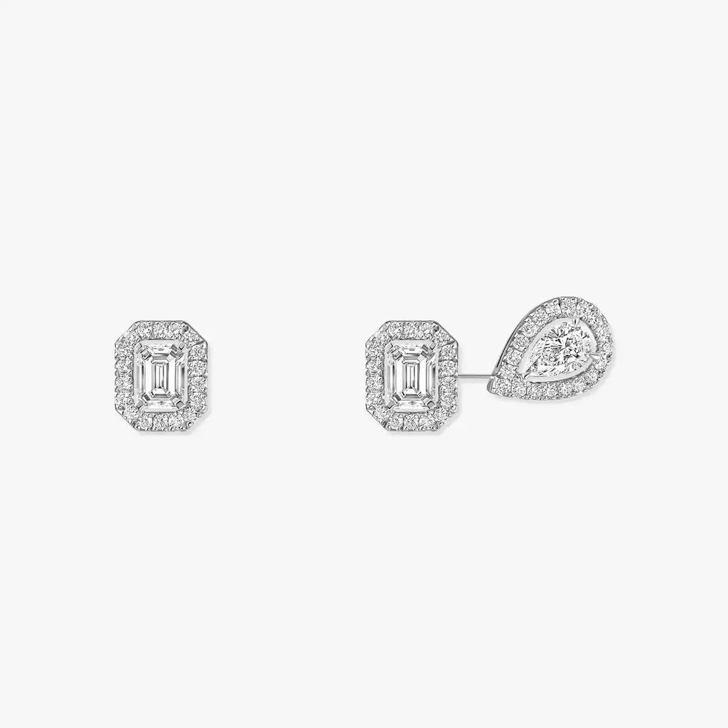 [Luxe Jewellery] Diamond Earrings 0,10ct My Twin 1+2