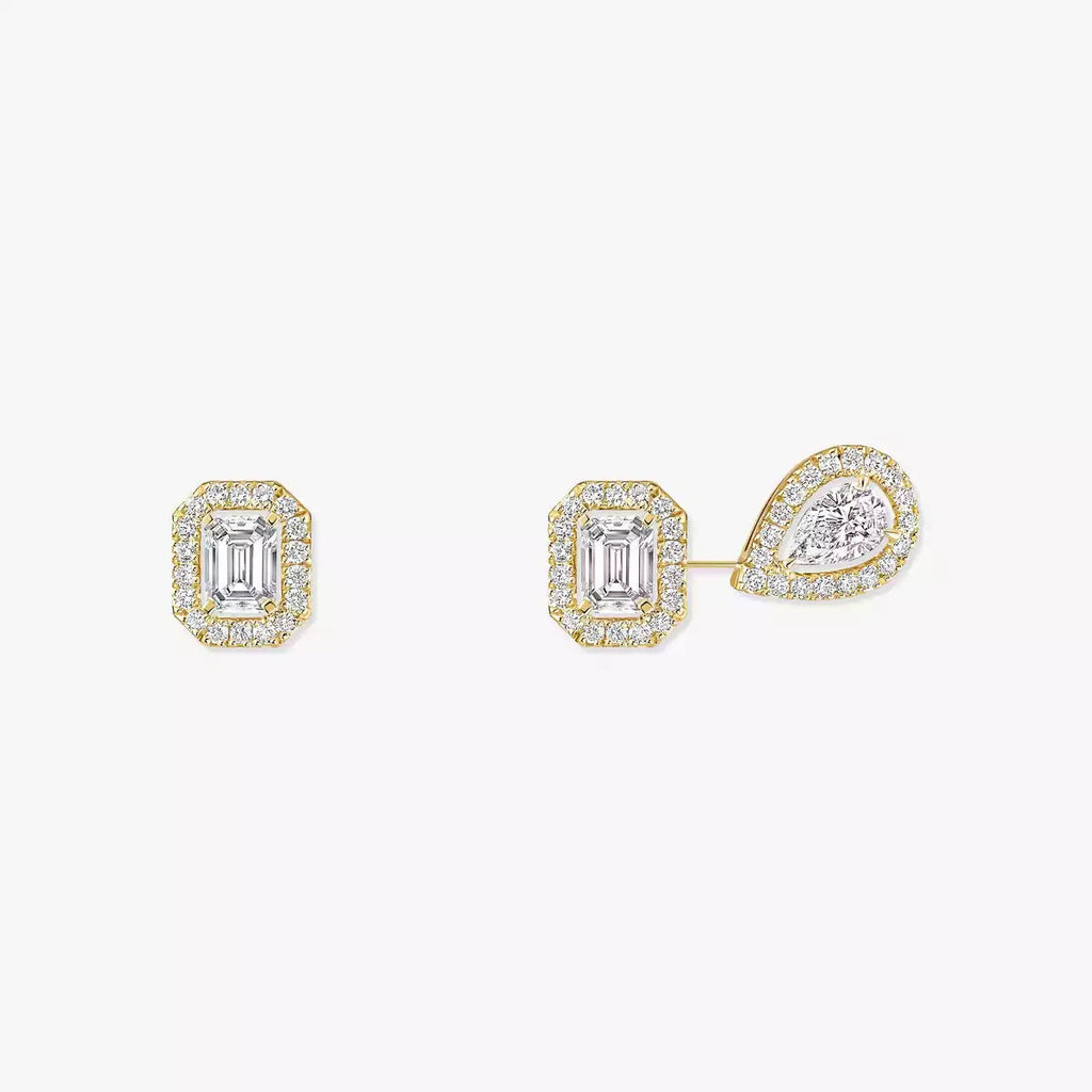 [LUXE JEWELRY]Diamond Earrings 0,10ct My Twin 1+2