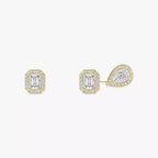 [LUXE JEWELRY]Diamond Earrings 0,10ct My Twin 1+2