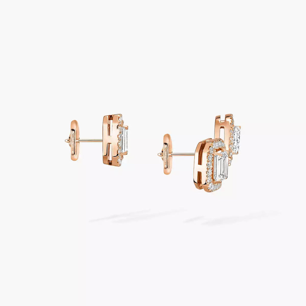 [Luxe Jewellery] Diamond Earrings 0,10ct My Twin 1+2