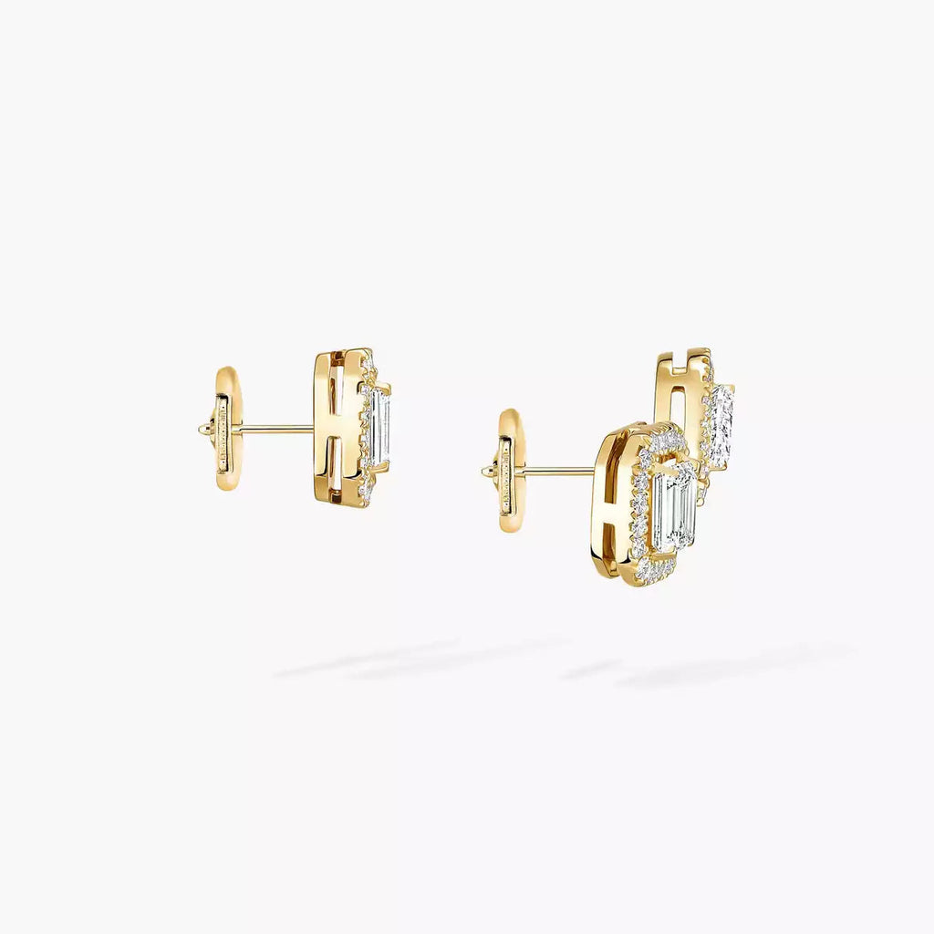 [Luxe Jewellery] Diamond Earrings 0,10ct My Twin 1+2