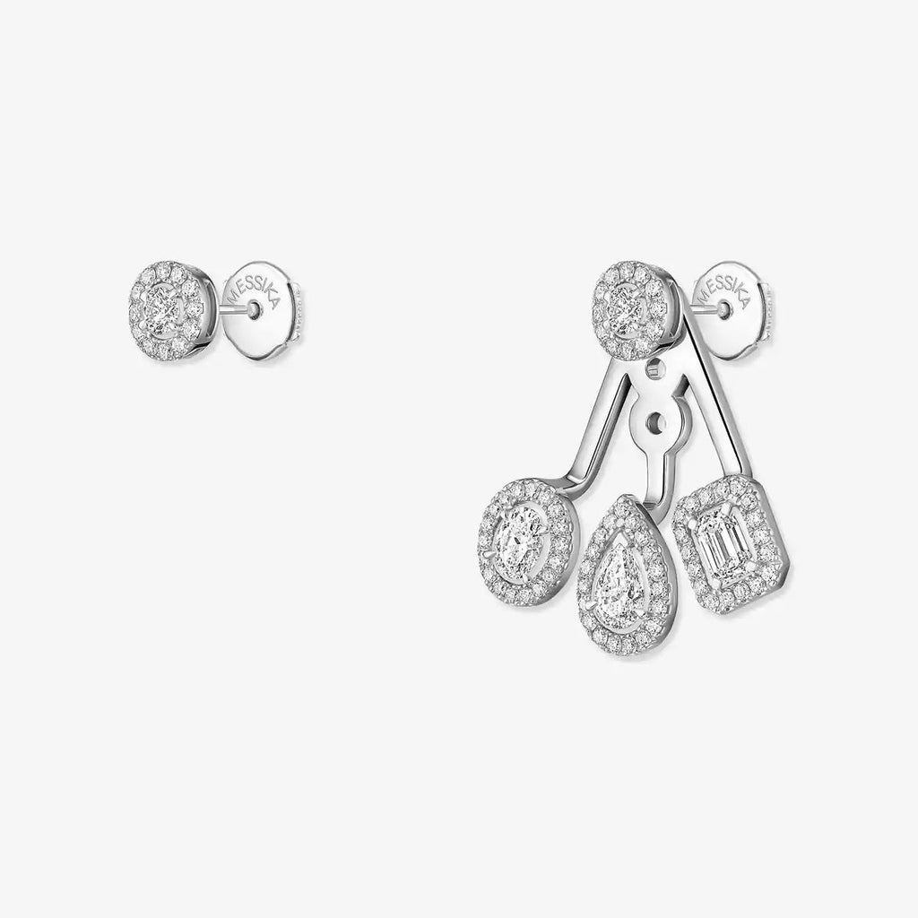 [Luxe Jewellery]  My Twin Trio  Diamond Earrings