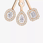 [Luxe Jewellery]  My Twin Trio  Diamond Earrings