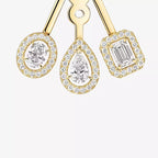 [Luxe Jewellery]  My Twin Trio  Diamond Earrings