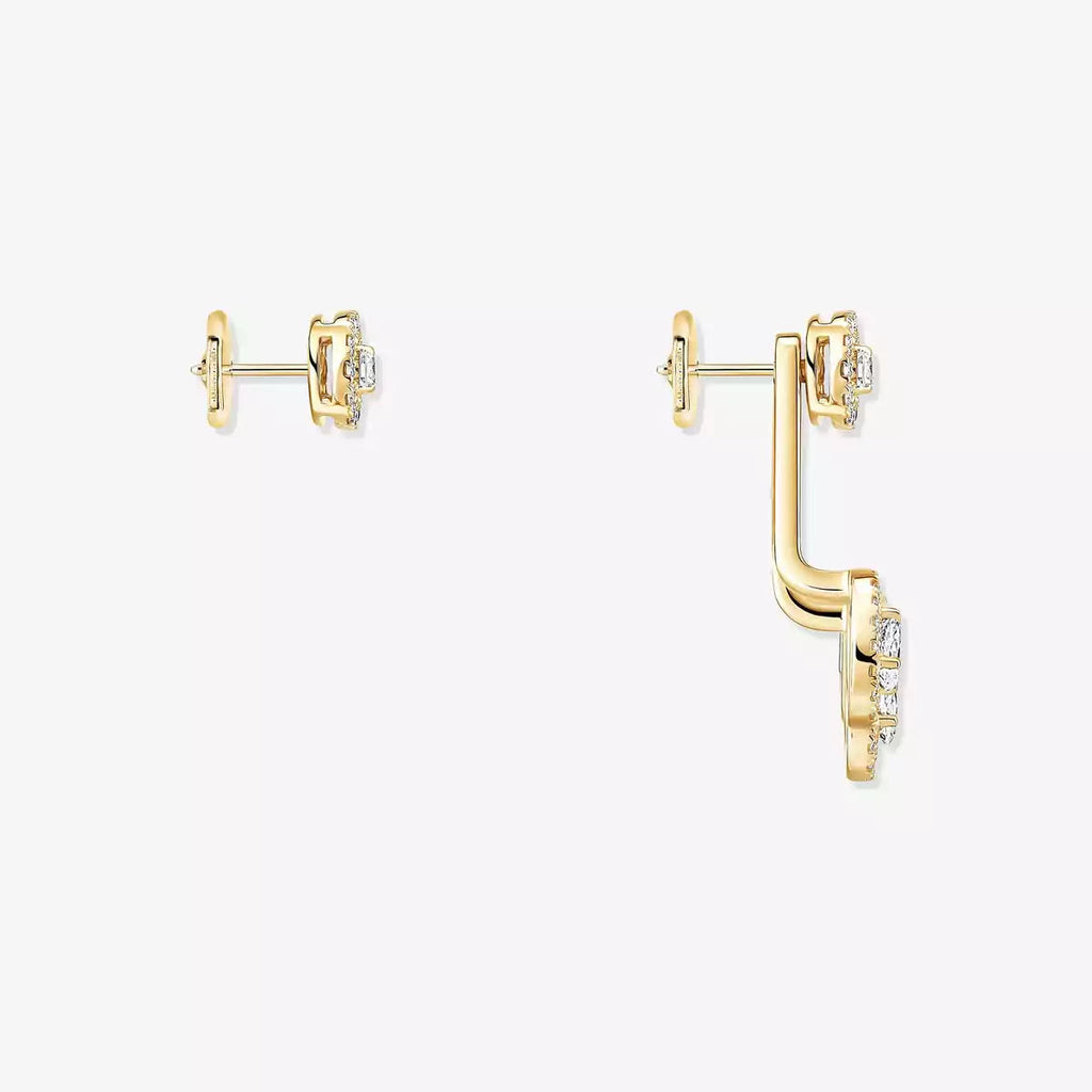 [Luxe Jewellery]  My Twin Trio  Diamond Earrings