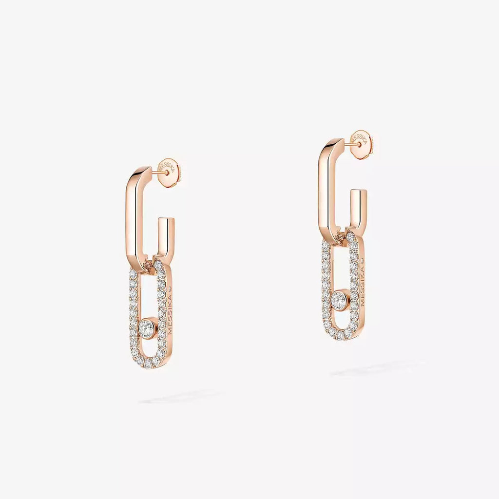 [Luxe Jewellery] Move Link Diamond Earrings