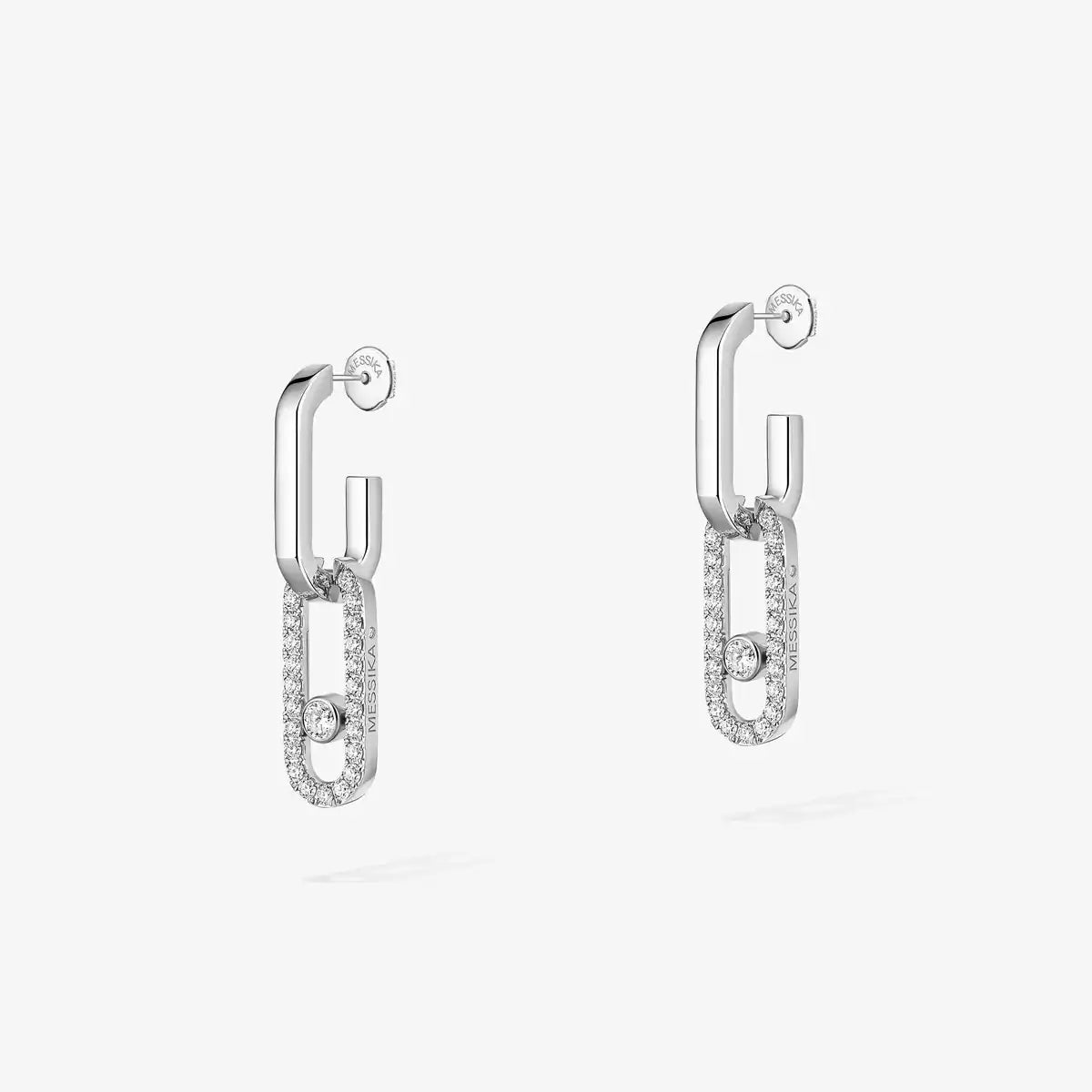 [Luxe Jewellery] Move Link Diamond Earrings