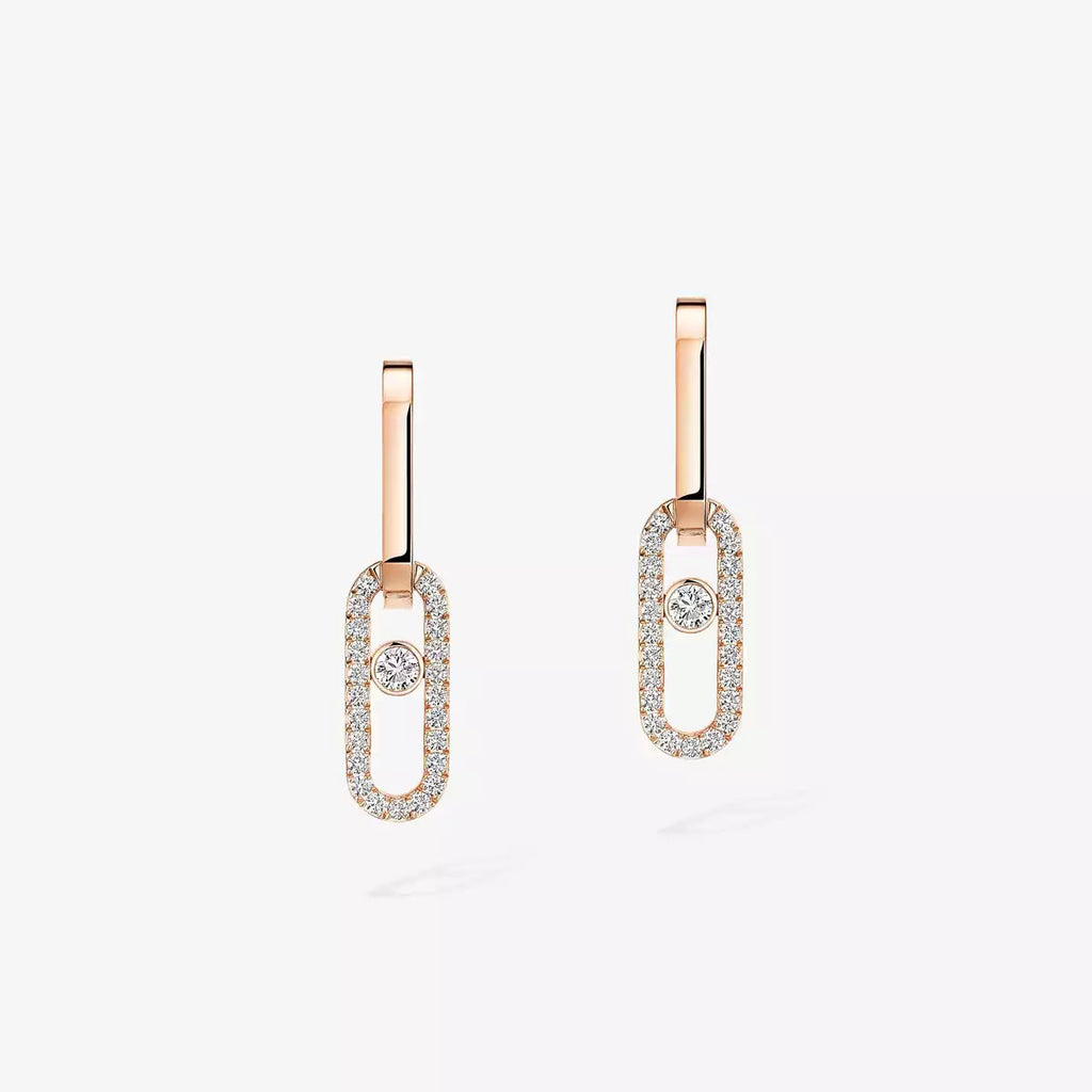[Luxe Jewellery] Move Link Diamond Earrings