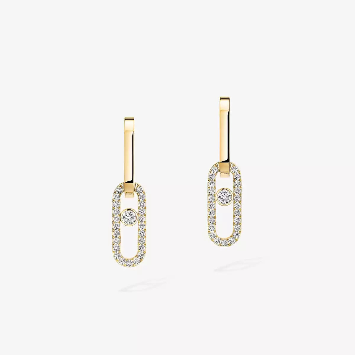 [Luxe Jewellery] Move Link Diamond Earrings