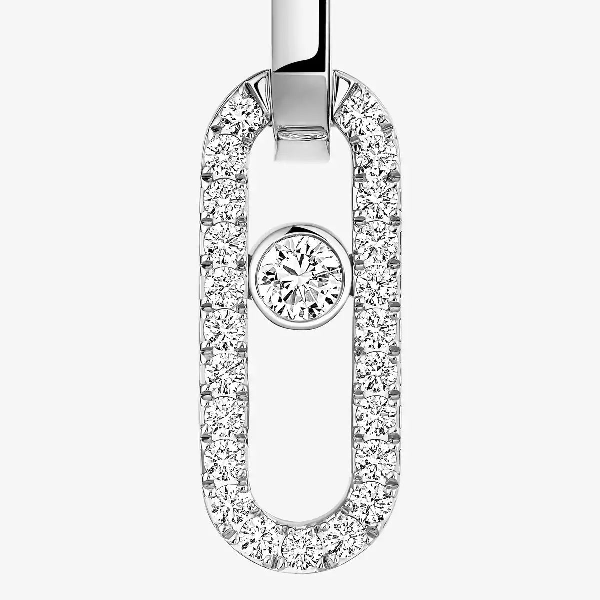 [Luxe Jewellery] Move Link Diamond Earrings