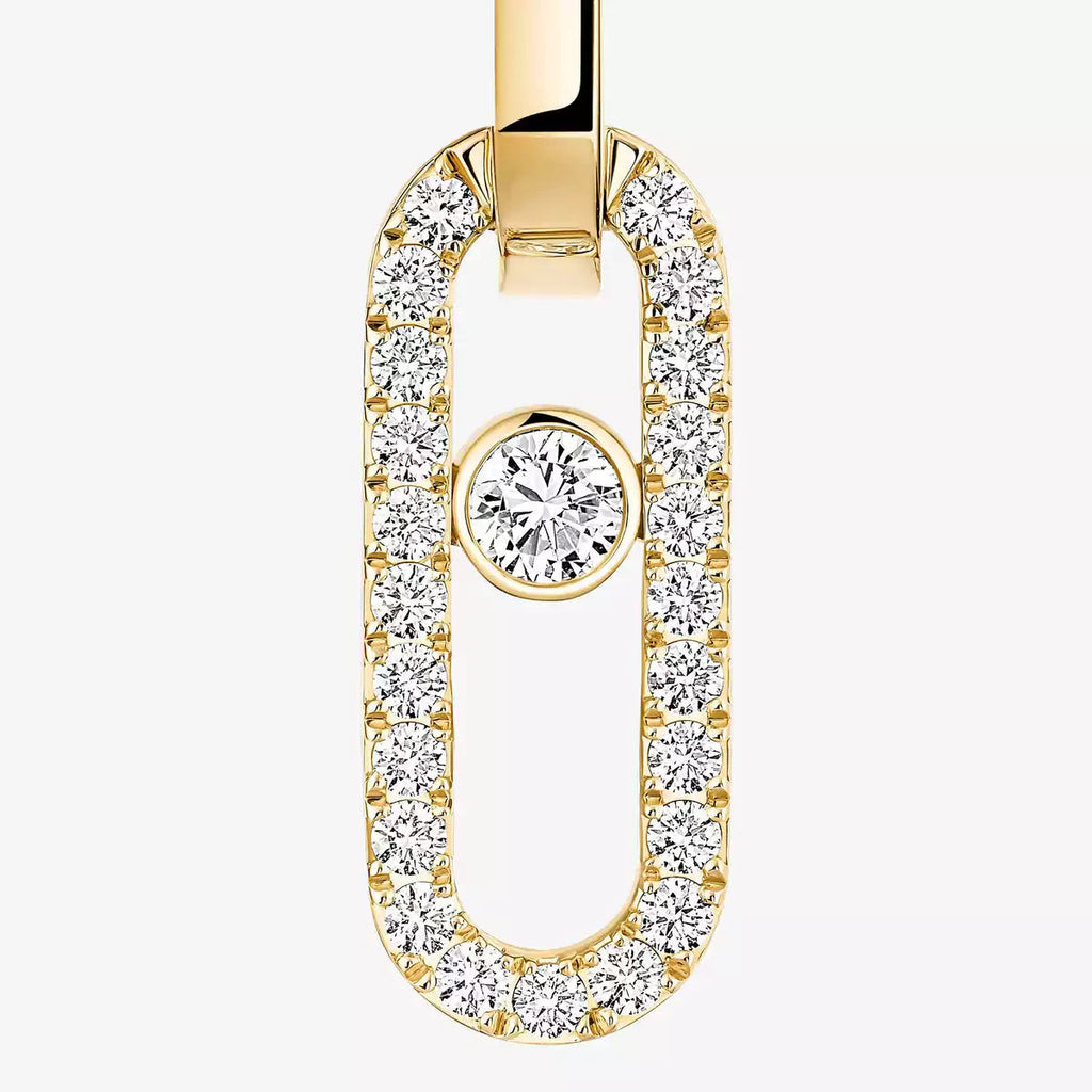 [Luxe Jewellery] Move Link Diamond Earrings
