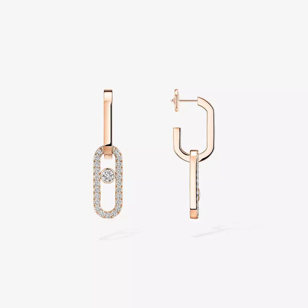 [Luxe Jewellery] Move Link Diamond Earrings