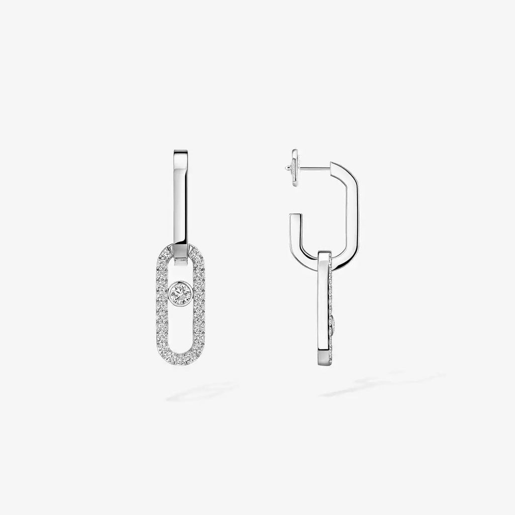[Luxe Jewellery] Move Link Diamond Earrings
