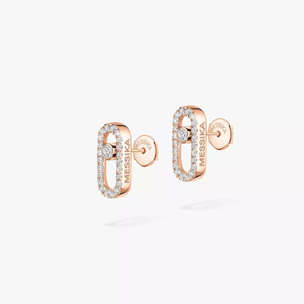 [LUXE JEWELRY]Move Uno Diamond Earrings