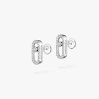 [LUXE JEWELRY]Move Uno Diamond Earrings