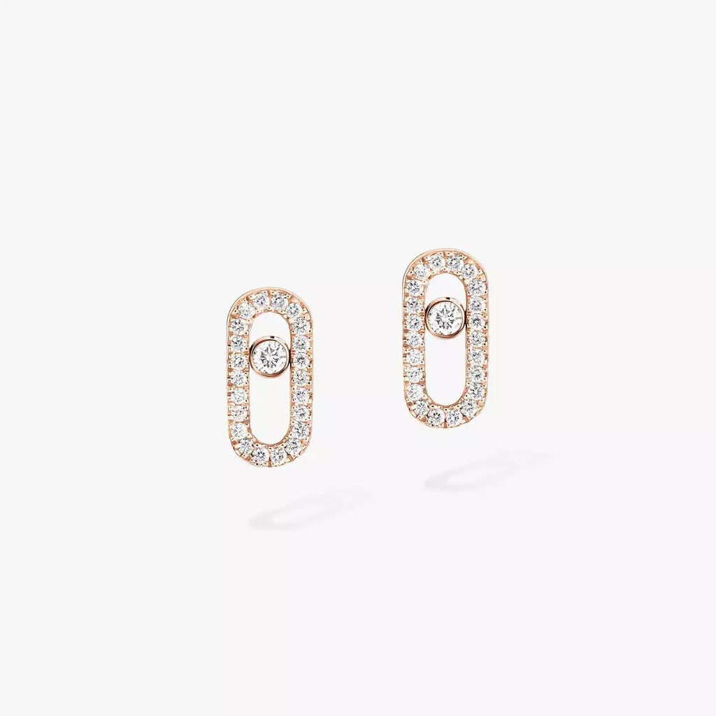 [LUXE JEWELRY]Move Uno Diamond Earrings