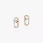 [LUXE JEWELRY]Move Uno Diamond Earrings