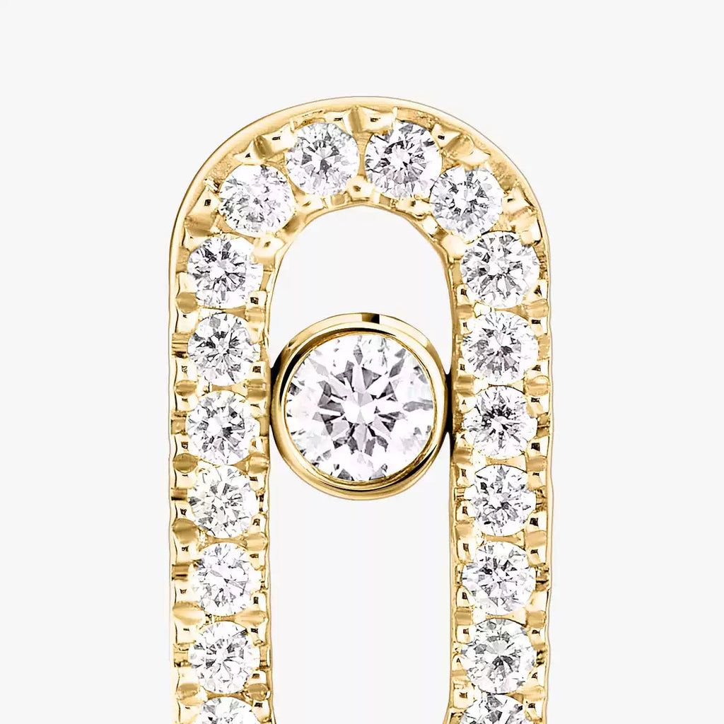 [LUXE JEWELRY]Move Uno Diamond Earrings