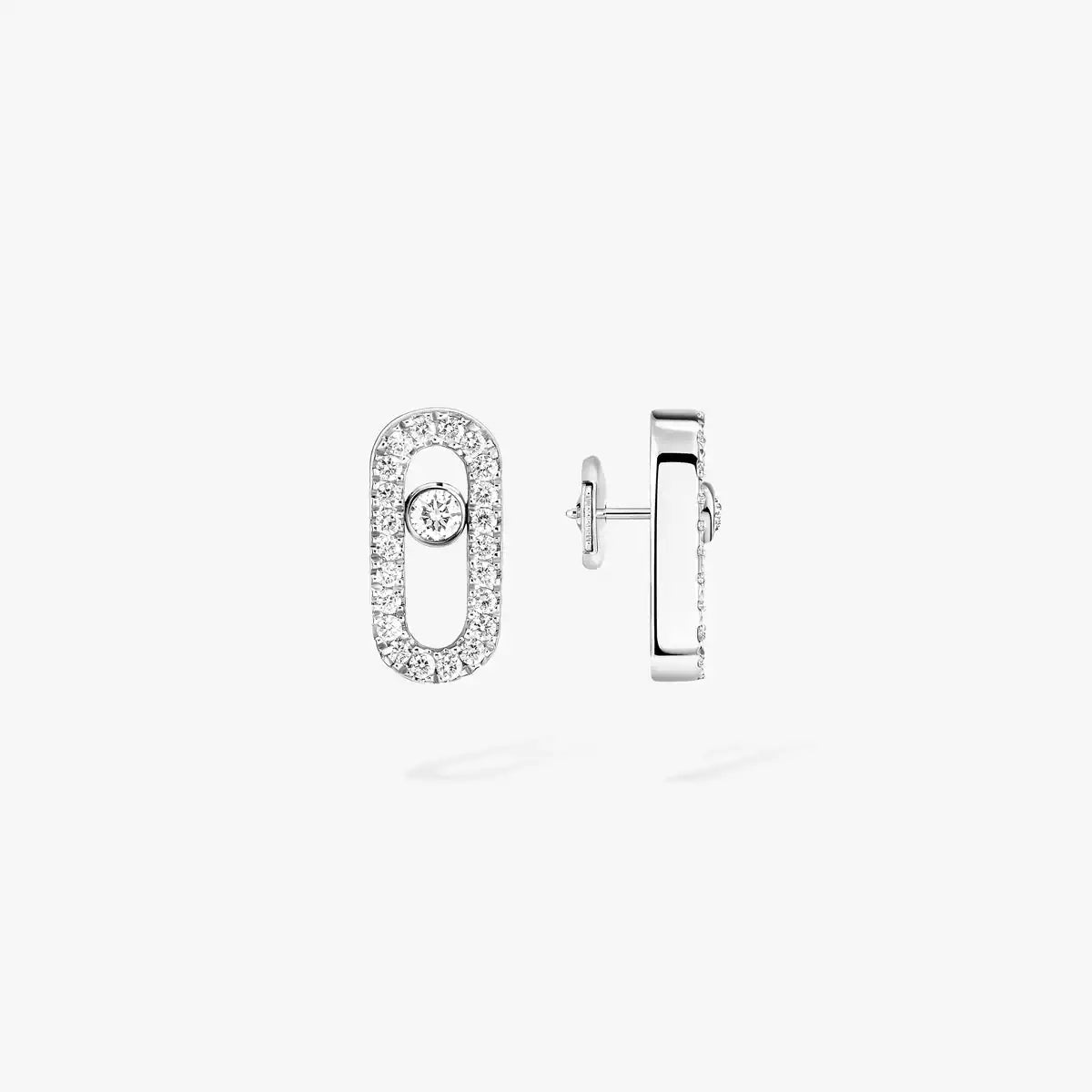 [LUXE JEWELRY]Move Uno Diamond Earrings