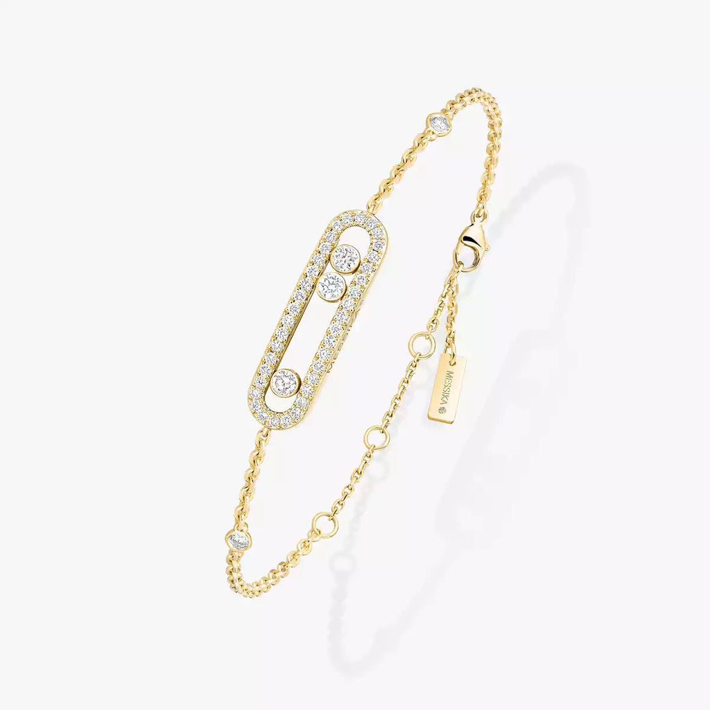 [LUXE JEWELRY]Pavé Baby Move Diamond Bracelet