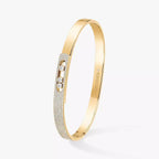 [LUXE JEWELRY]Move Noa Rose Gold Pavé Diamond Bangle Bracelet