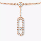 [Luxe Jewellery]  Move Uno pavé ankle bracelet