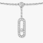 [Luxe Jewellery]  Move Uno pavé ankle bracelet