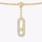 [Luxe Jewellery]  Move Uno pavé ankle bracelet