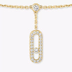 [LUXE JEWELRY] Move Uno pavé ankle bracelet