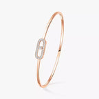 [Luxe Jewellery] Move Uno pavé flex bangle medium
